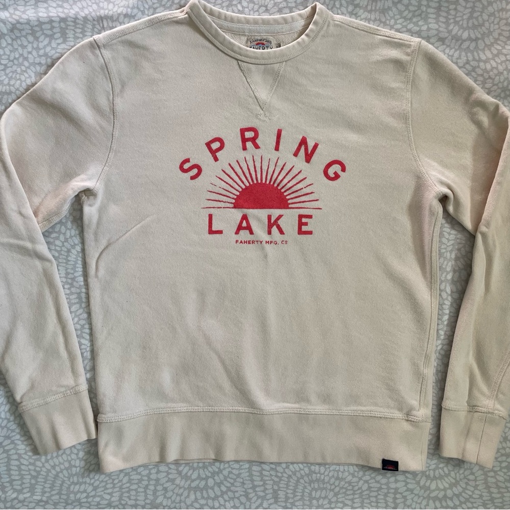 Spring Lake Long-Sleeve Terry Spring Lake Crewneck women’s small